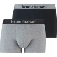 bruno banani Flowing Short schwarz/graumelange L 2er Pack