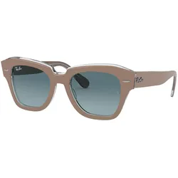 Ray-Ban State Street RB 2186 12973M - Sonnenbrille  - Beige on Transparent 49