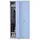 Proregal Garderobenschrank Metall 180x90x50 cm blau 3 Fächer