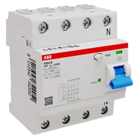 ABB Stotz S&J FI-Schutzschalter TypB 4P 40A,30mA,3kA,4TE F204B-40/0,03-4TE