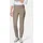 GOLDNER Kurzgröße: Schlupfhose LOUISA mit Steppnähten in taupe | Gr.: 22