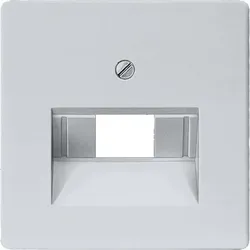 SIEMENS Netzwerk-Abdeckplatte 5TG1257 aluminium-metallic