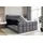 altdecor Boxspringbett mit Matratze und Lattenrost - RICAR -Z KING - 160x200 cm - Dunkelgrau Samt - Topper, Fußteil, Polsterbett mit Bettkasten, B... - Dunkelgrau