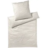 Elegante Mako-Satin Bettwäsche »Lines« 2432-05 Bettwäsche / 240x220 cm / 2x 80x80 cm