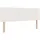 vidaXL Bett Kopfteil Creme 144 cm Cordstoff (1-tlg)