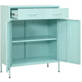 vidaXL Aktenschrank 80 x 35 x 101,5 cm Minzgrün