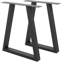 ECD Germany Tischbeine Trapez Design 60 x 72 cm