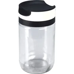 4x Vorratsglas Glasbehälter Einmachglas 660ml Schraubdeckel Glas Sturzglas Küche