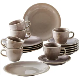 Kahla Homestyle Kaffeeservice 18-tlg. grau