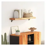 vidaXL Wandregal 80 x 30 x 2,5 cm Braun