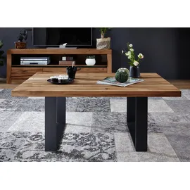 MASSIVMOEBEL24.DE MONTREUX Beige Wildeiche 90 x 45 x 90 cm