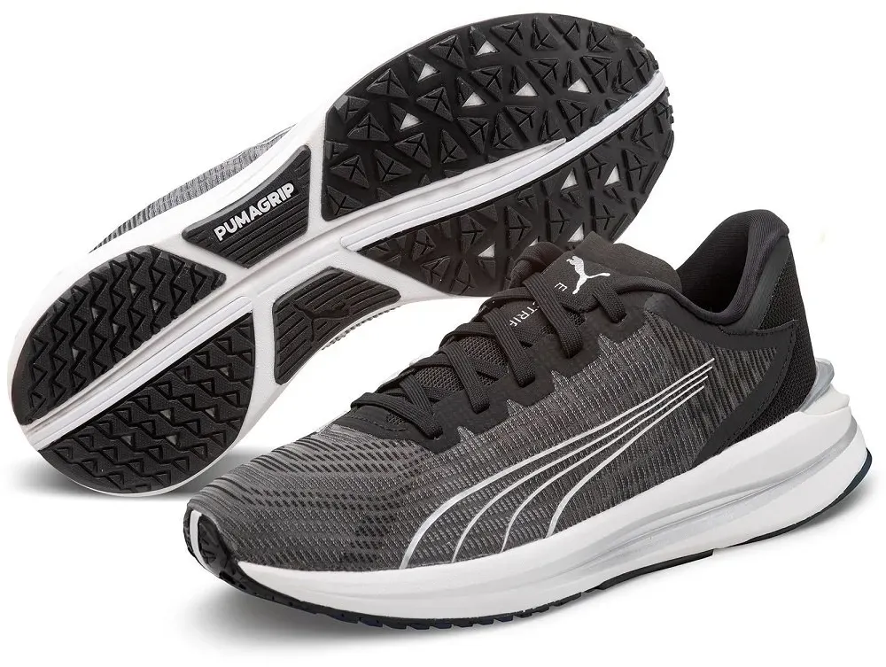 Puma Laufschuhe Electrify Nitro Turn (Dämpfung) schwarz/weiss Damen