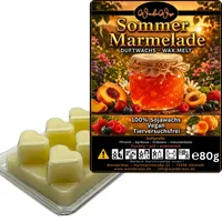 WonderWax Duftwachs Wax Melts für Duftlampe, 6 Herzen Duftmelt Wachsmelt Sojawachs Duftwachs Würfel für Raumdüfte, Wachs Duftöl Winter Indoor Schmelzen für Aromalampe Sommer Marmelade