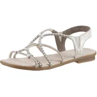 Rieker Riemchensandale, Sommerschuh, Sandalette, Blockabsatz, mit Gummizügen für guten