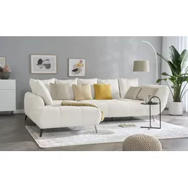bobb Eckcouch Webstoff 3-Sitzer Beige