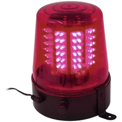 Polizeilicht Feuerwehrlicht LED ROT - 108 LEDs - Geschwindigkeit regelbar - inkl. Netzteil