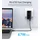 CHOETECH Schnellladegerät mit Länderadapter, Fast Charger (67W) , USB-C + USB-A Output 45W + 10.5W Schwarz