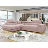 Mirjan24 Ecksofa Torezio Cord, mit Bettkasten und Schlaffunktion, Einstellbare Kopfstützen, 274x203x70-90 cm Wohnzimmer, Sofas & Couches, Wohnlandschaften, Ecksofas