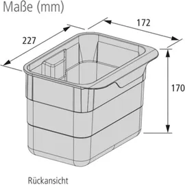 SO-Tech Biobin 4,2 l Grau