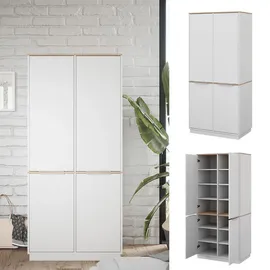 Vicco Betti Aktenschrank 82 x 50 x 179 cm Weiß