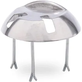 GAH Alberts Alberts Auflaufstütze | zum Einbetonieren, mit Langlöchern | Aluminiumguss | Ø205 mm