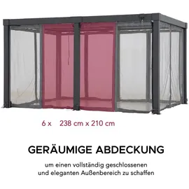 Sunjoy Netz für Matterhorn Multi-Pergola 306 x 406 cm Grau
