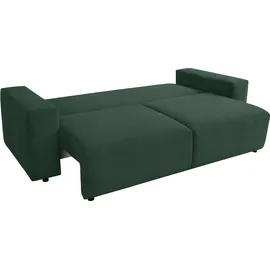 werk2 Schlafsofa WERK2 "Lima, inkl. Bettkasten, bequem, Mega Sofa: Breite 245 cm", moosgrün, B:245cm H:74cm T:102cm, 90% Polyester, 10% Nylon, Sofas, Schlafsofa, Big Sofa mit Bettfunktion und Stauraum für Krims & Krams