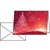Sigel Christmas Swing, A6, mit Umschlag, 25 Stück