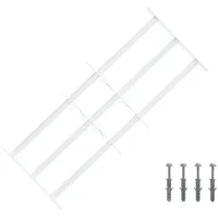 vidaXL Sicherheitsgitter für Fenster 63-114 cm mit 3 Querstangen