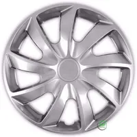 J&J AUTOMOTIVE | 16" Radkappen Radzierblenden 4er Set 16 Zoll Alu-Optik Quad, Radabdeckung, Radkappen, Zierblenden, Felgen