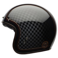 Bell Custom 500 RDS Check It Open Face Helm schwarz S