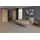Musterring Schlafzimmer-Set MUSTERRING "Sorrent, Kleiderschrank, Bett & Nachtkommoden, teilmassiv Eiche", braun, Schrank 300cm Breit / 236cm Hoch + ohne Matratze, B/H: 180cm x 200cm, Schrank 300cm Breit / 236cm Hoch, Glas, Hartfaserplatte, Holz teilmassiv,