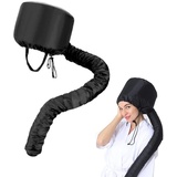 PLABBDPL Attachment für Haartrockner, Motorhauben-Haartrockneraufsatz, Helm-Trocknung Kappe Salon Hair Dryer Hood Bonnet Trockenhauben für Haare Wrap Turban Haartrockentuch