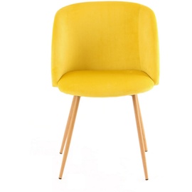 XXXLutz Stuhl-Set, gelb - 2 Stühle, Esszimmerstühle, Esszimmerstühle-Set