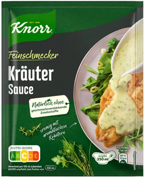 Preisvergleich Produktbild Knorr 3 x Feinschmecker Kräuter Sauce