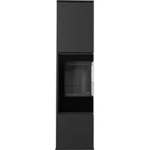 Kratki REN L rechts Ø 150 7 kW Granit/Schwarz
