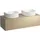 Laufen SONAR Schubladenelement, 1 Schublade, passend zu Waschtisch-Schalen 812340, 812341, 812342, 812343, Ausschnitt links/rechts, Gold