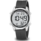 Hearkent Herren Sprechende Uhr Deutsch Ankündigung,Senioren Armbanduhr Sehbehinderte Uhren Blindenuhr,Große Digitale Funkuhr,Durchdachte Geschenke (Silikon schwarz)