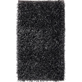 Aquanova Badteppich Kemen, Dunkelgrau, Textil, Uni, rechteckig, 70x120 cm, für Fußbodenheizung geeignet, Badtextilien, Badematten