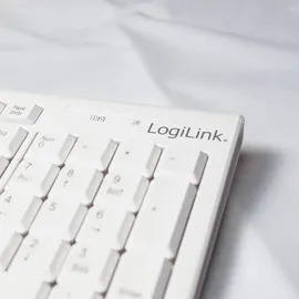 Logilink Funk Tastatur DE Set weiß (ID0104W)