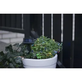 Star Trading Solarlichterkette Dew Drop LED 5 m Bunt