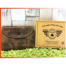GREENBURRY Vintage Geldbörse Damen braun
