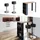 Vicco Bartisch-Set 117 x 57 cm Eiche/Braun