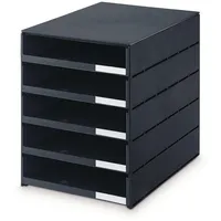 Styro styroval Pro, 5 Schubladen, offen, Schwarz