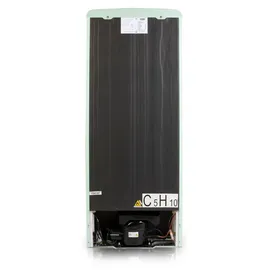 DOMO DO91701R Retro-Kühlschrank (218 l, 1445 mm hoch, Mintgrün)