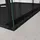 SoGood Ravenna19 Eckdusche mit Schiebetür 100 x 70 cm Schwarz Klarglas Duschwanne