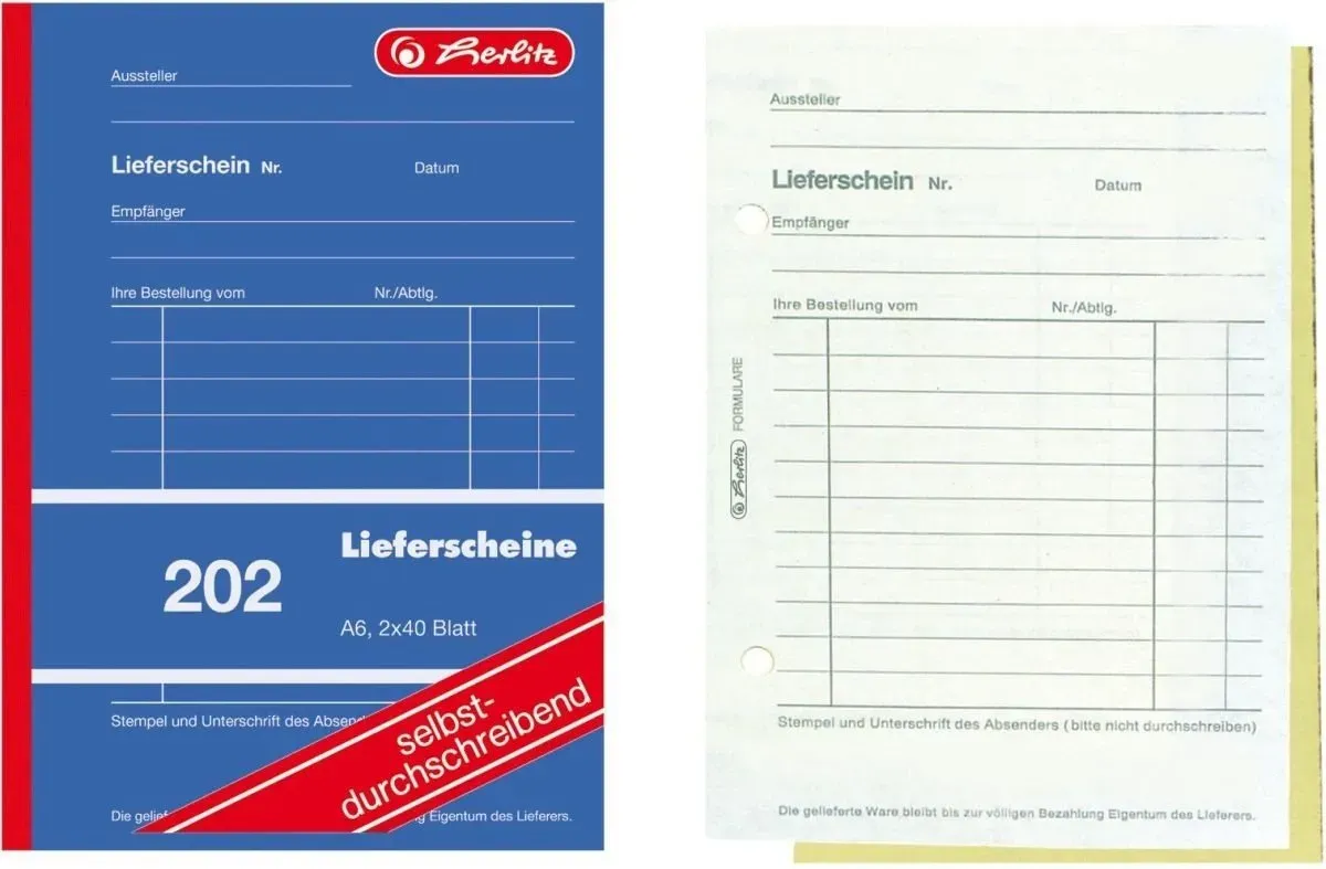 Preisvergleich Produktbild Herlitz Formularblock