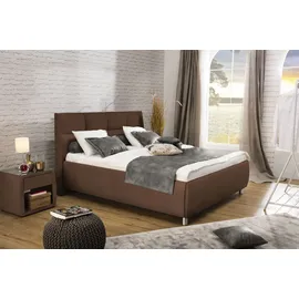 Alina Nachttisch "Nadina", braun (nussbraun gdu 24), B:51cm H:50cm, Microfaser GDU (100% Polyester), Tische, Nachttisch, mit Glasplatte