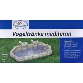 MY HOME Keramik Vogeltränke mediterran