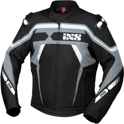 IXS Sport RS-700-ST Motorrad Textiljacke, schwarz-grau-weiss, Größe 2XL für Männer